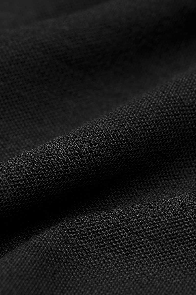 Blue Label Polo Pique Deep Black