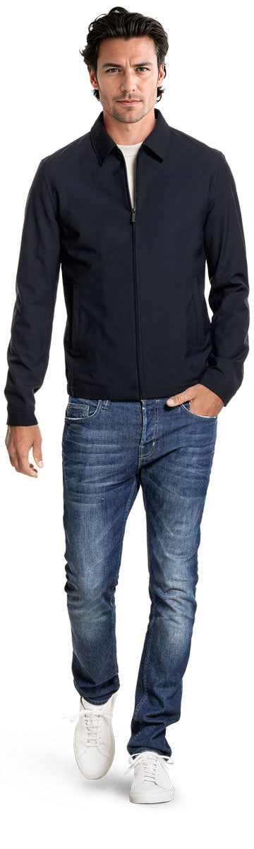 Harrington Jacket Very Dark Navy