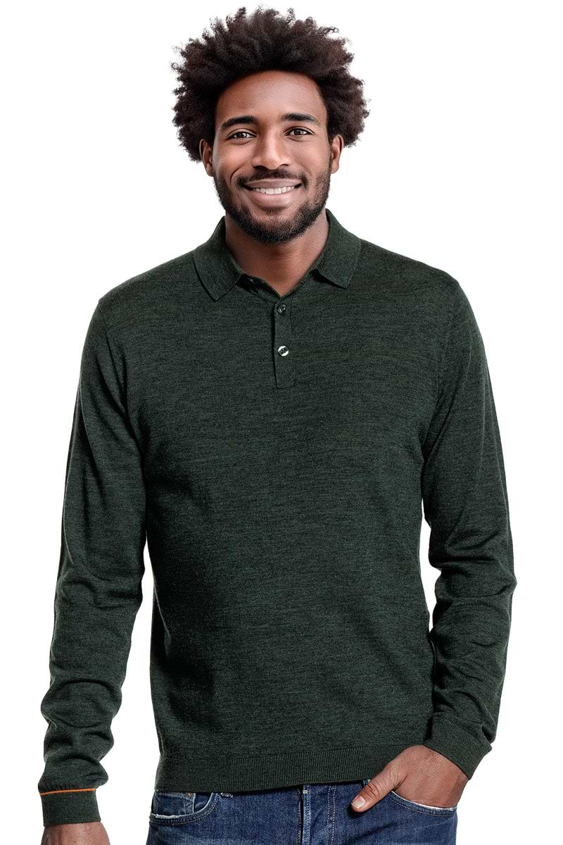 Polo Pullover British Green