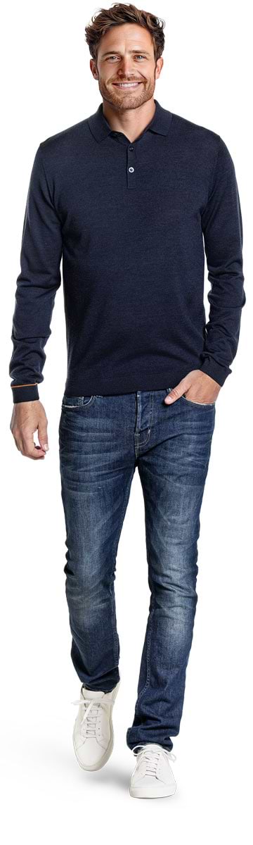 Polo Pullover True Navy