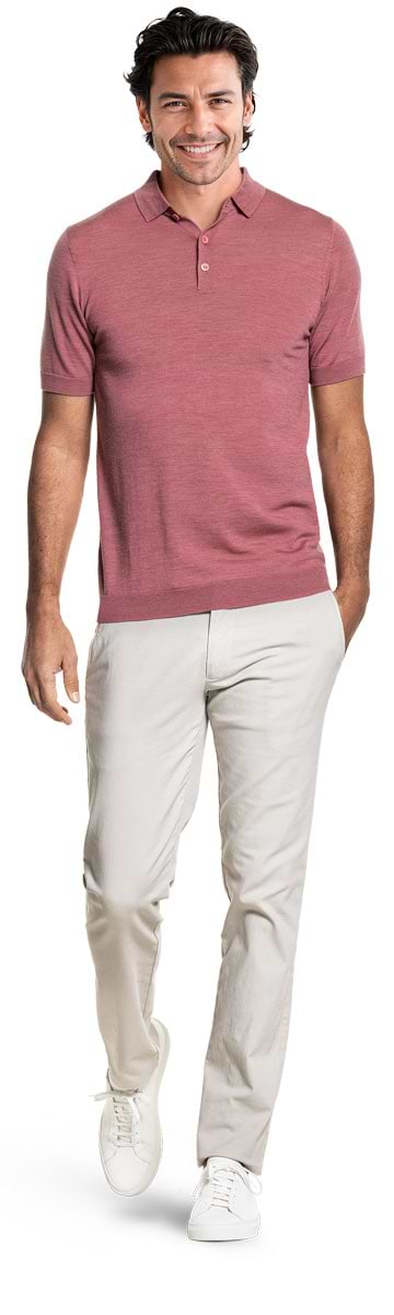 Riva Buttons Short Sleeve Peruvian Pink