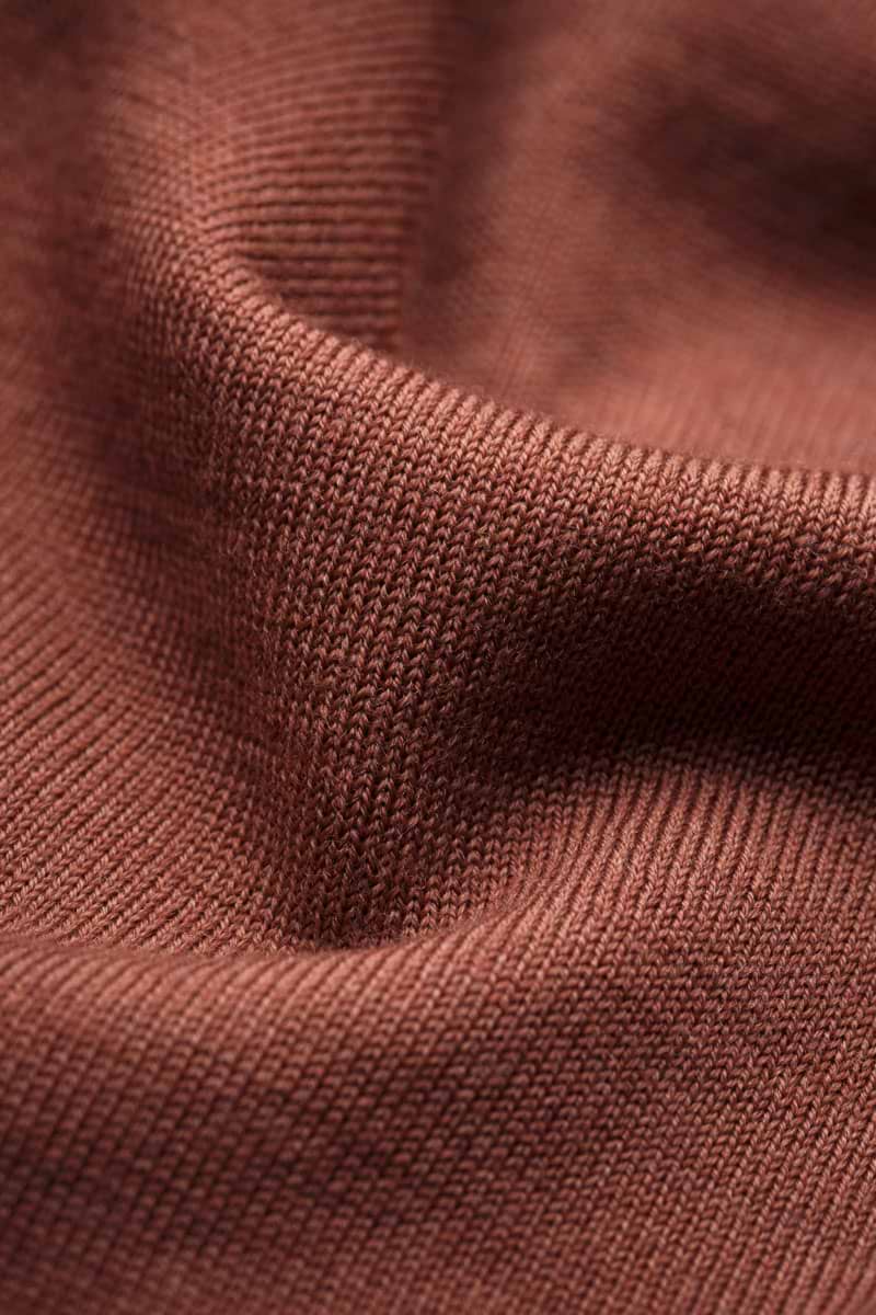 Riva Buttons Short Sleeve Terracotta