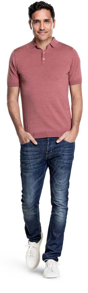 Riva Buttons Short Sleeve Peruvian Pink