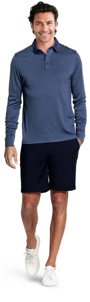 Shirt Polo Long Sleeve Noordzee