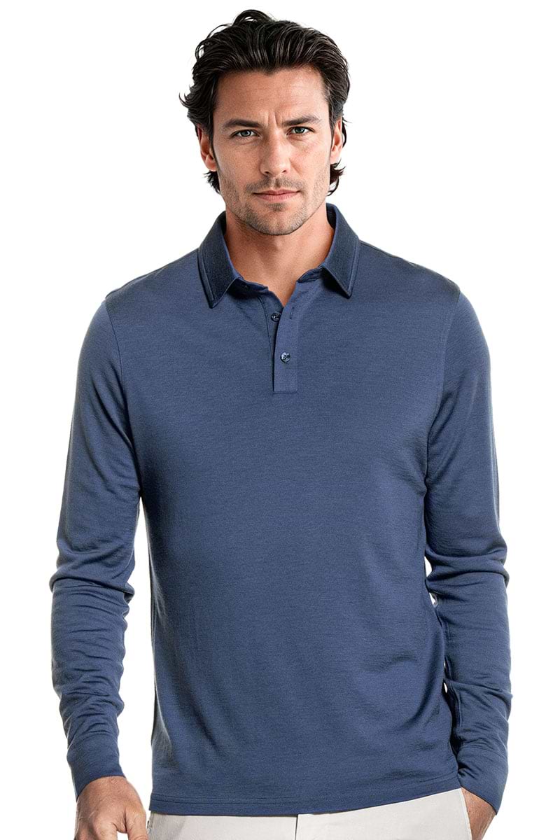 Shirt Polo Long Sleeve Noordzee