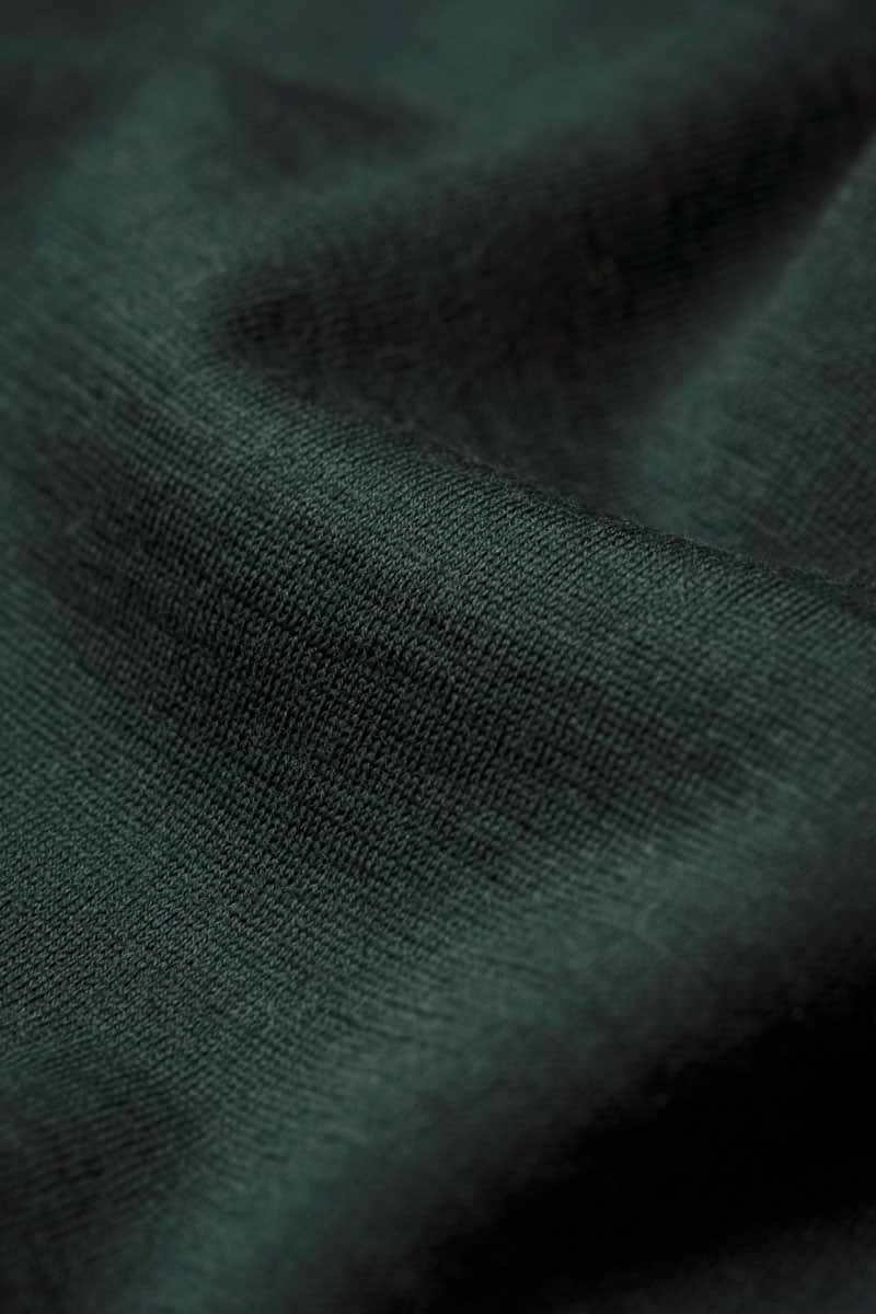 Shirt Polo Short Sleeve No Buttons Dark Green