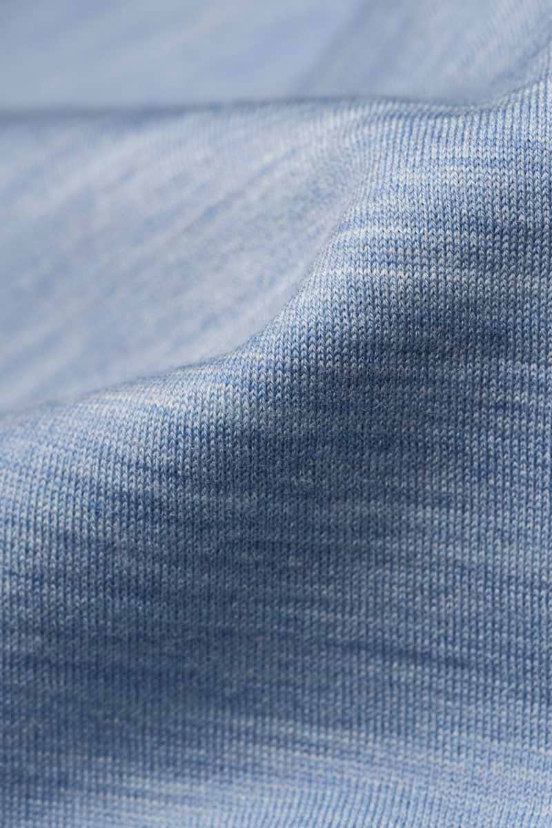 Shirt Polo Short Sleeve No Buttons Glacier Blue