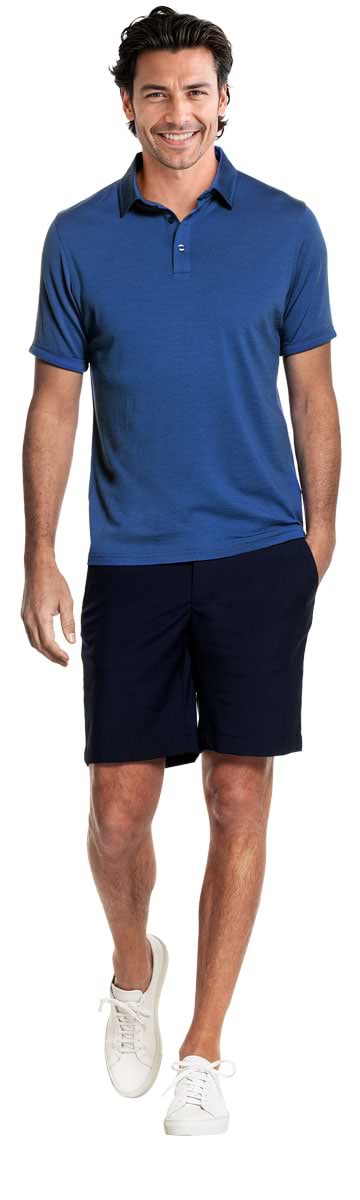Shirt Polo Short Sleeve Royal Blue