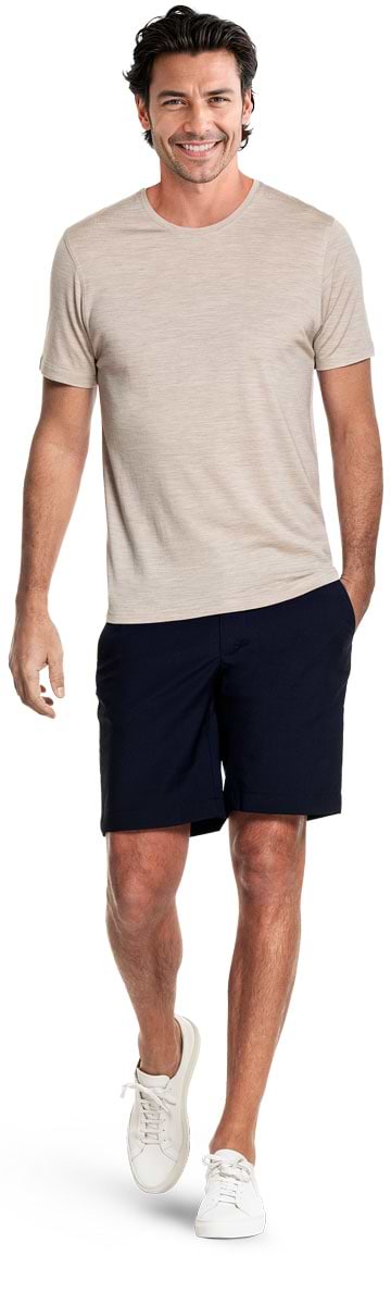 Joe Shirt Round Neck Limestone Beige