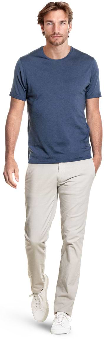 Joe Shirt Round Neck Noordzee