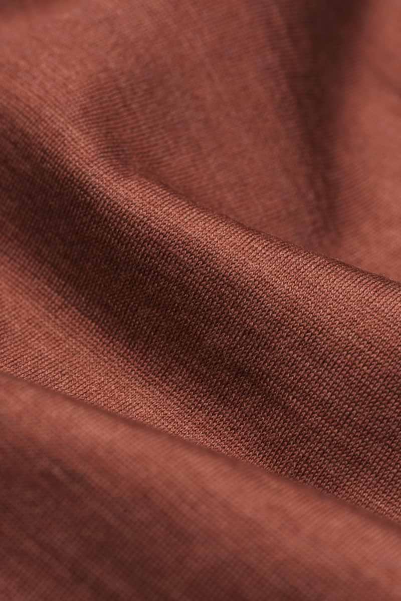 Joe Shirt Round Neck Terracotta