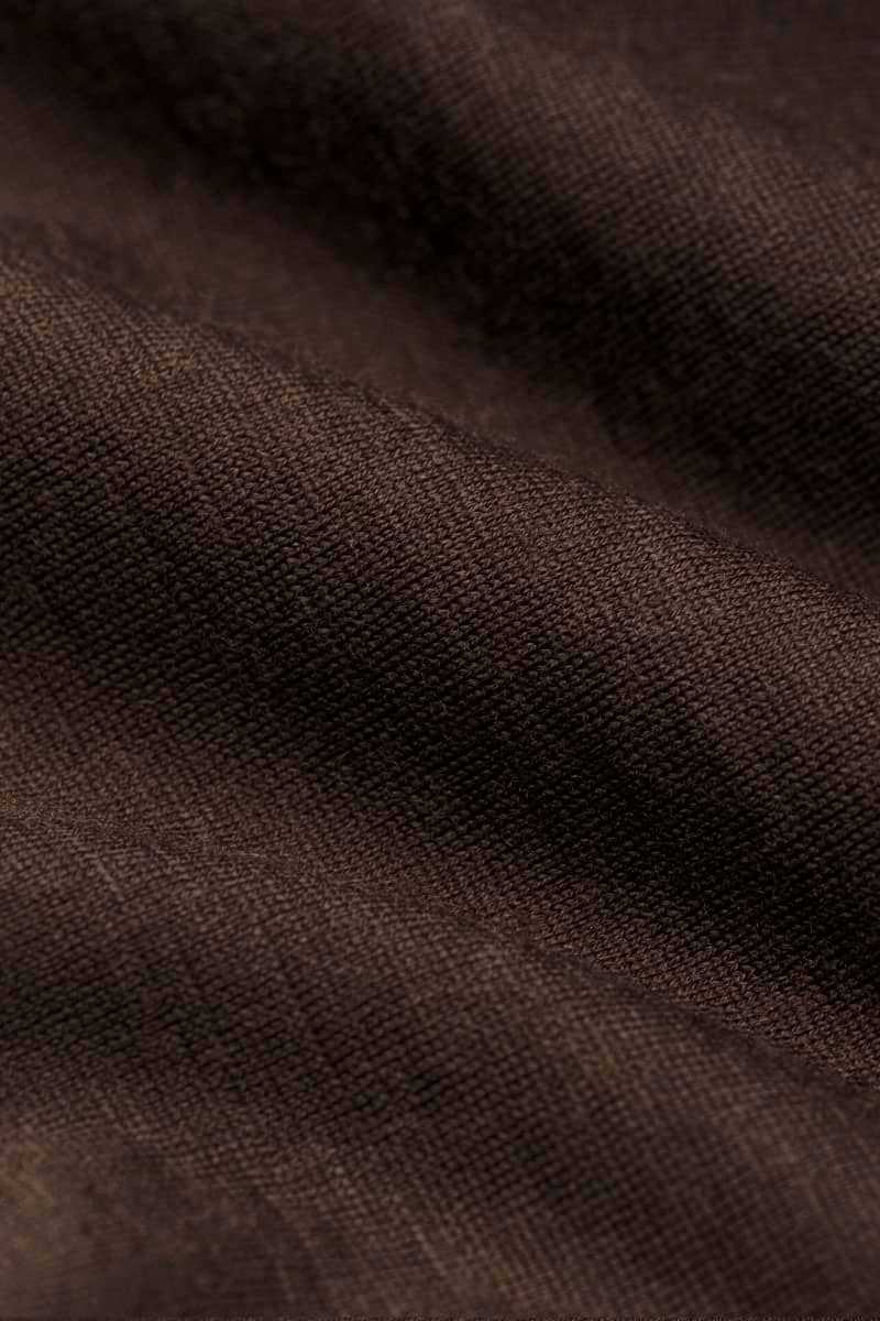 Joe Shirt Round Neck Very Dark Brown
