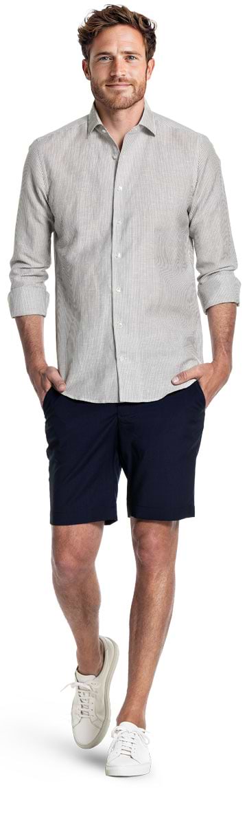Shorts Woven Navy Blue
