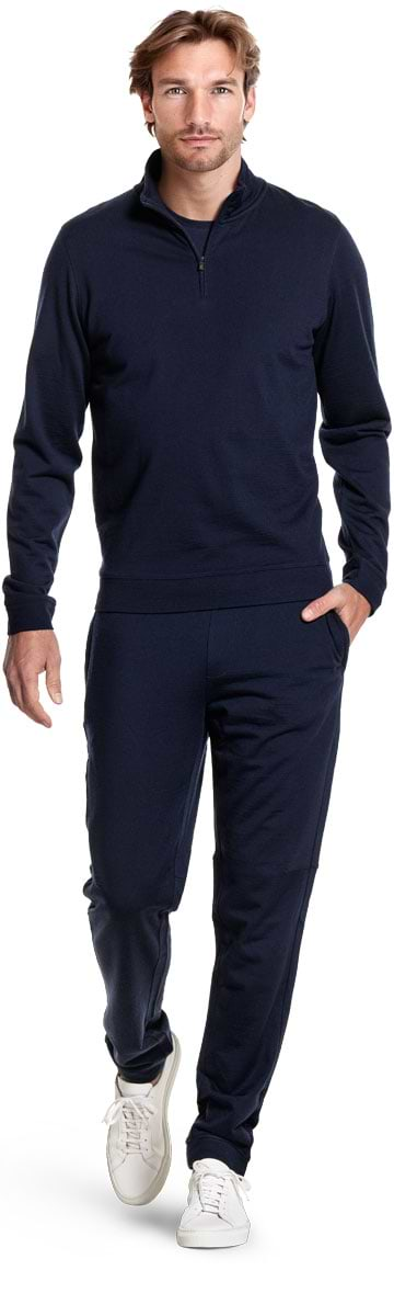 Sweatzip Navy Blue