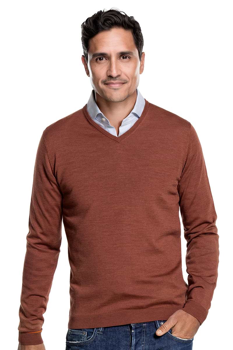 V-Neck Terracotta