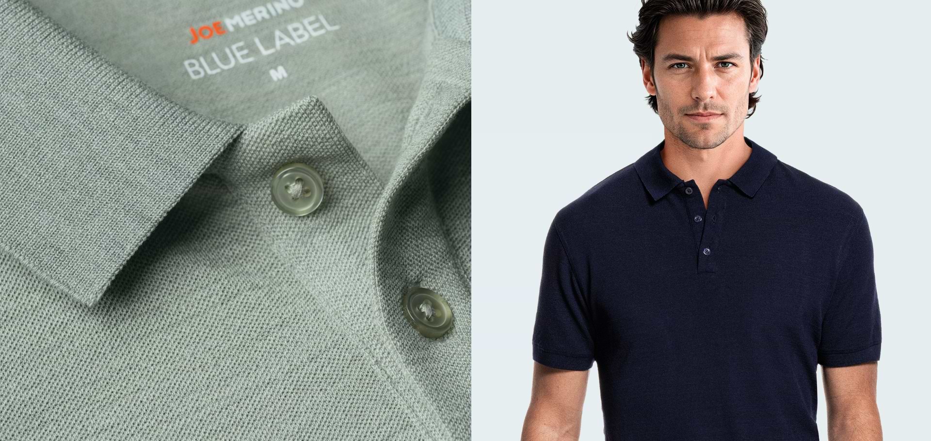 Foto van Joe's nieuwe Blue Label polo's
