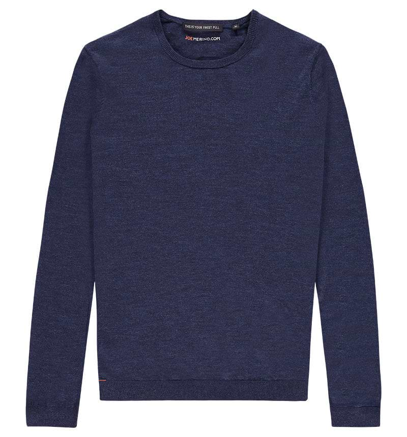 Pullover Slim ﻿Fit Extra Langer Arm Blau