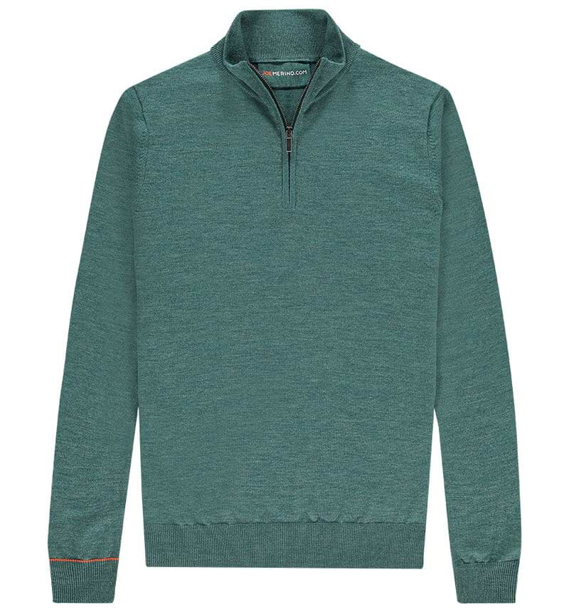 lPullover Extra Lang Herren Grün