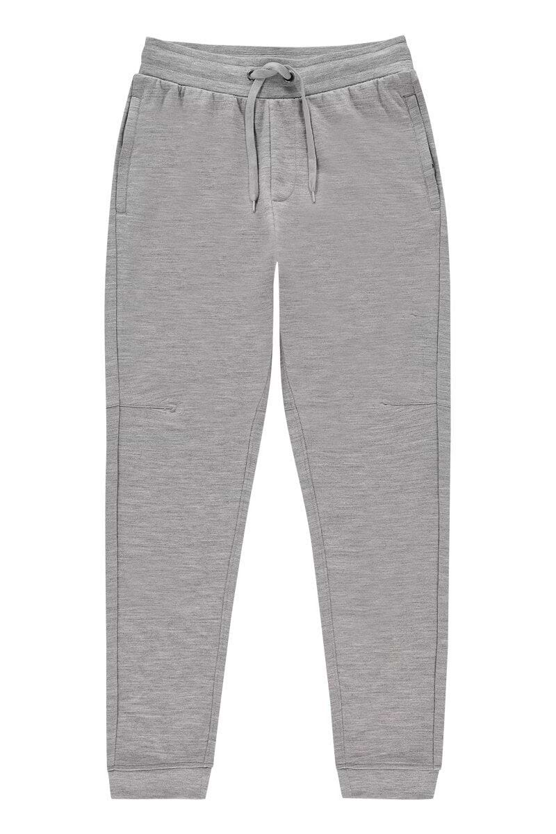 Sweatpants voor lange mannen in het grijs