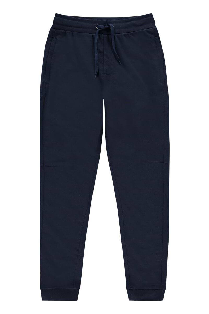 Sweatpants voor lange mannen in het blauw