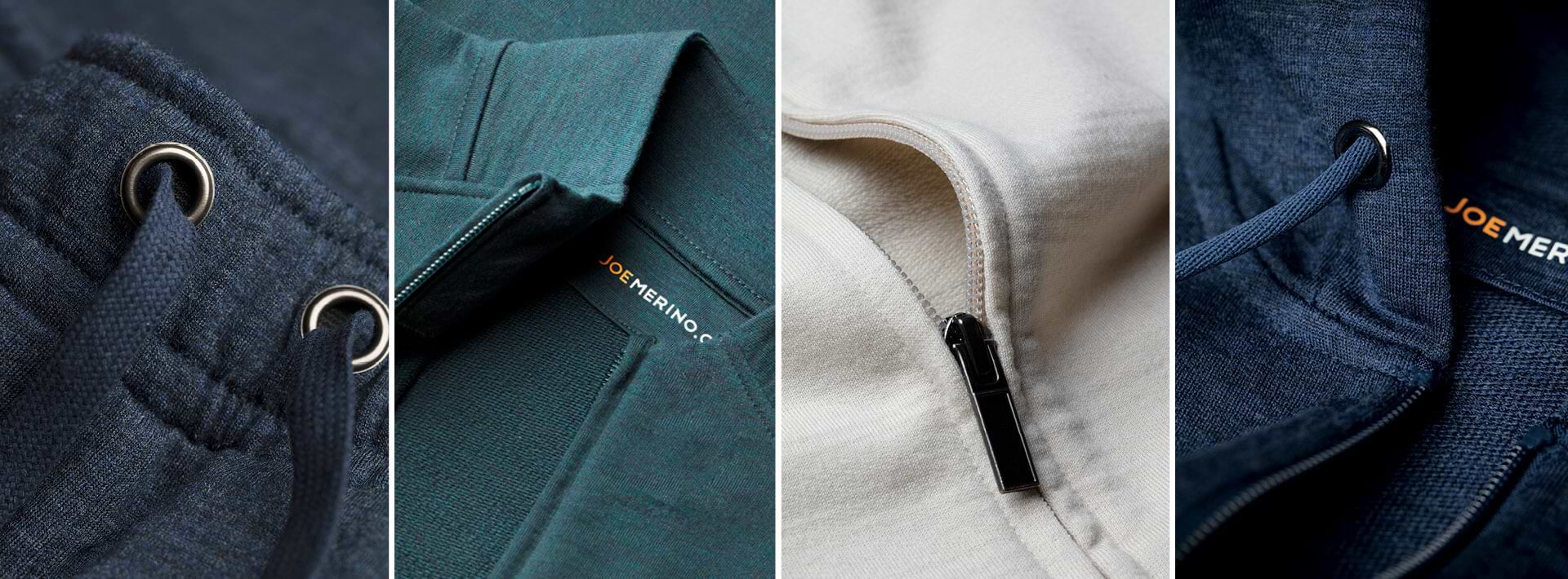 vier foto's van nette loungewear