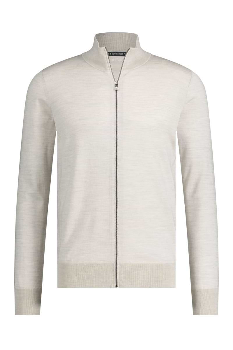 Joe Riva Cardigan Zip Clean Cement