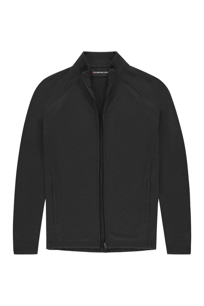 Freizeitkleidung Herren Sweatjacke schwarz