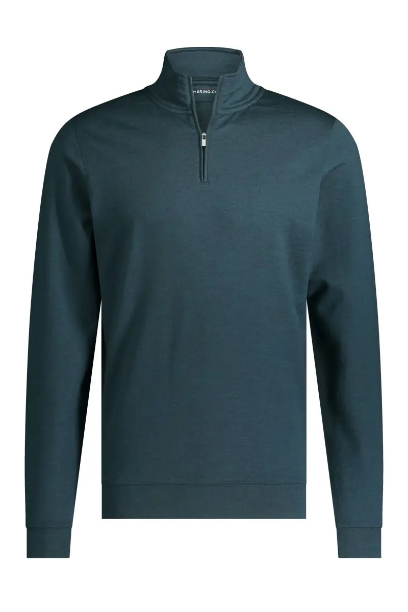 Eleganter Hausanzug Herren Sweatshirt grün