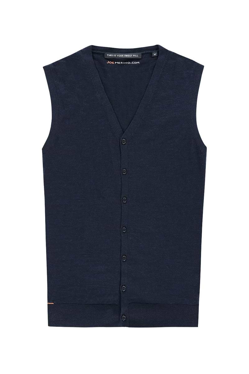 Gilet in het donkerblauw