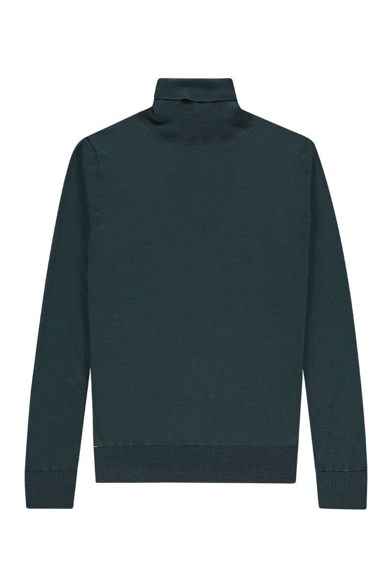 Col trui in het blauwgroen