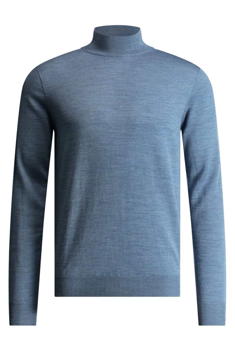 Turtle neck trui in het licht blauw