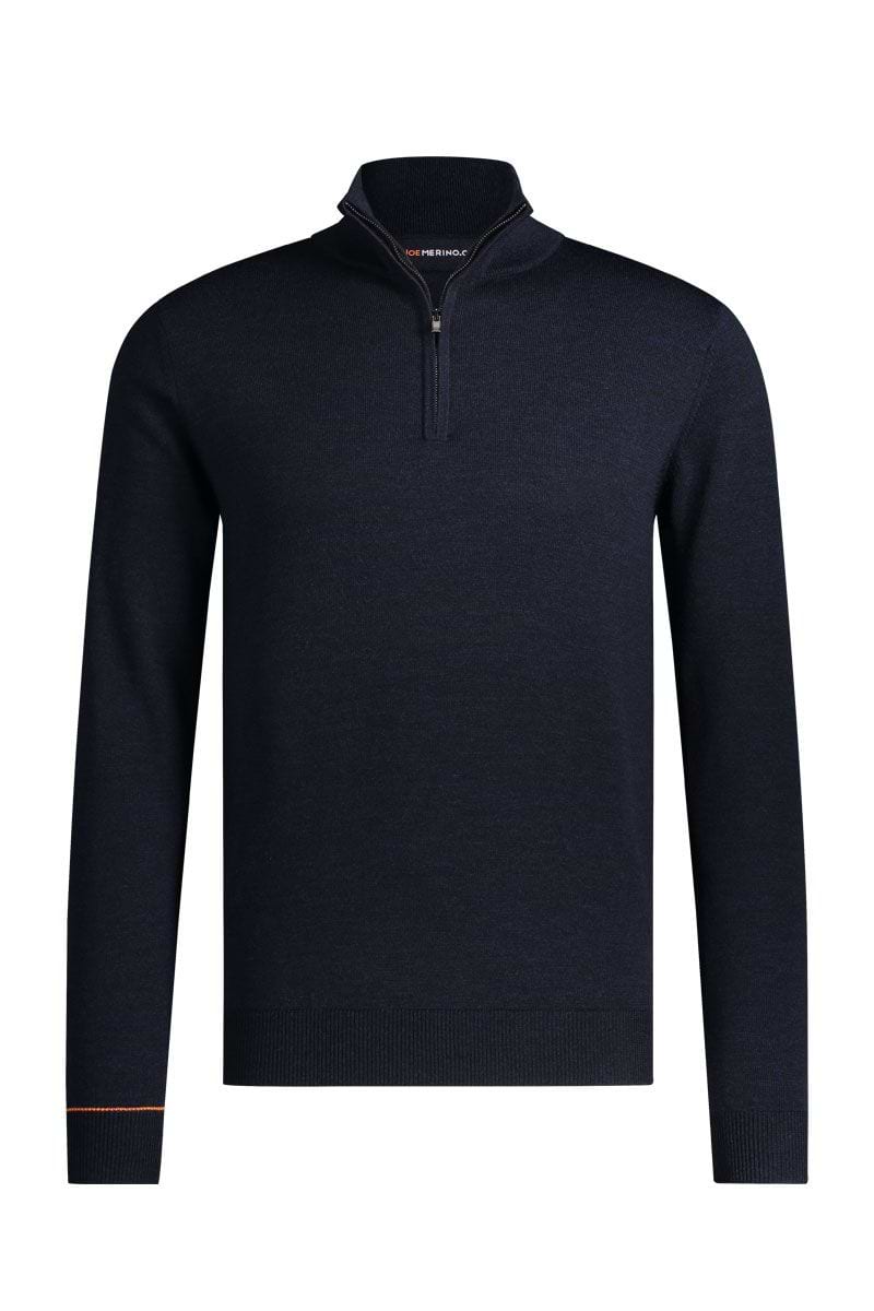 Zip in het donkerblauw